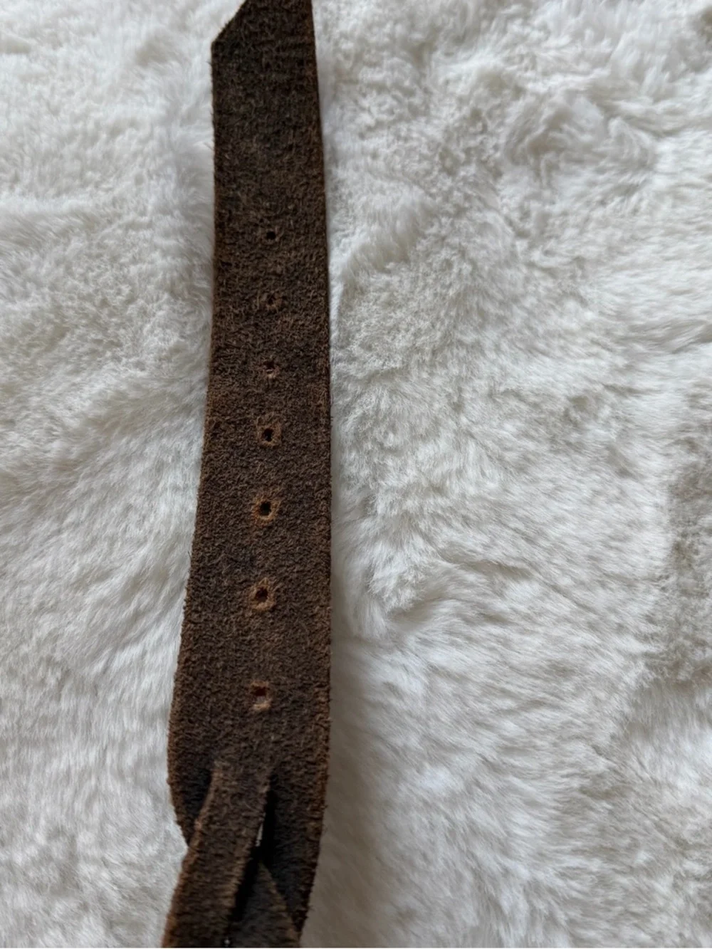 Vintage Braided Leather Belt Brown Silver Buckle Size 31–37.5 Boho Western